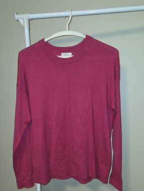 Essentials Women's Crewneck Sweater in Raspberry